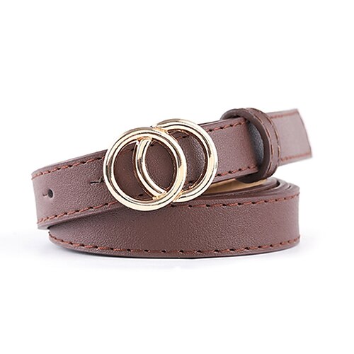 Women's Unisex PU Buckle Belt PU Leather Prong Buckle O-ring Casual Classic Party Daily Black Brown Coffee
Women's Unisex PU Buckle Belt PU Leather Prong Buckle O-ring Casual Classic Party Daily Black Brown Coffee