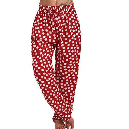 Women's Plus Size Wide Leg Pants Print Polka Dot Casual Casual Daily Natural Full Length Fall Spring White Black Pink L XL XXL 3XL 4XL
Women's Plus Size Wide Leg Pants Print Polka Dot Casual Casual Daily Natural Full Length Fall Spring White Black Pink L XL XXL 3XL 4XL