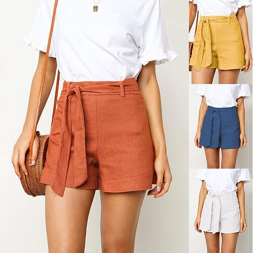 Women's Shorts Blue Yellow Orange Mid Waist Basic Fashion Casual Weekend Short Comfort Plain S M L XL
Women's Shorts Blue Yellow Orange Mid Waist Basic Fashion Casual Weekend Short Comfort Plain S M L XL