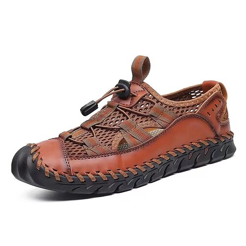 Herre Sandaler Fritid Strandstil Daglig Fuskelær Netting Grønn Svart Brun Sommer
Herre Sandaler Fritid Strandstil Daglig Fuskelær Netting Grønn Svart Brun Sommer