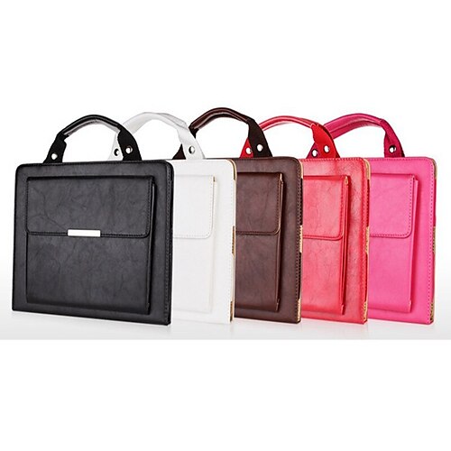 Tablet Case Cover For Apple iPad Air 5th 4th iPad Pro 12.9'' iPad mini 6th 5th 4th Portable Handle with Stand Solid Colored PU Leather
Tablet Case Cover For Apple iPad Air 5th 4th iPad Pro 12.9'' iPad mini 6th 5th 4th Portable Handle with Stand Solid Colored PU Leather