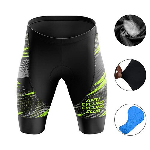 21Grams Men's Bike Shorts Cycling Padded Shorts Bike Padded Shorts / Chamois Mountain Bike MTB Road Bike Cycling Sports Graphic 3D Pad Cycling Breathable Quick Dry Green Yellow Polyester Spandex
21Grams Men's Bike Shorts Cycling Padded Shorts Bike Padded Shorts / Chamois Mountain Bike MTB Road Bike Cycling Sports Graphic 3D Pad Cycling Breathable Quick Dry Green Yellow Polyester Spandex