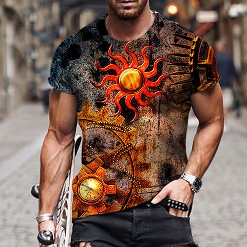 Men's Unisex T shirt Tee Sun Graphic Prints Crew Neck Coffee 3D Print Outdoor Street Short Sleeve Print Clothing Apparel Sports Designer Casual Big and Tall / Summer / Summer
Men's Unisex T shirt Tee Sun Graphic Prints Crew Neck Coffee 3D Print Outdoor Street Short Sleeve Print Clothing Apparel Sports Designer Casual Big and Tall / Summer / Summer