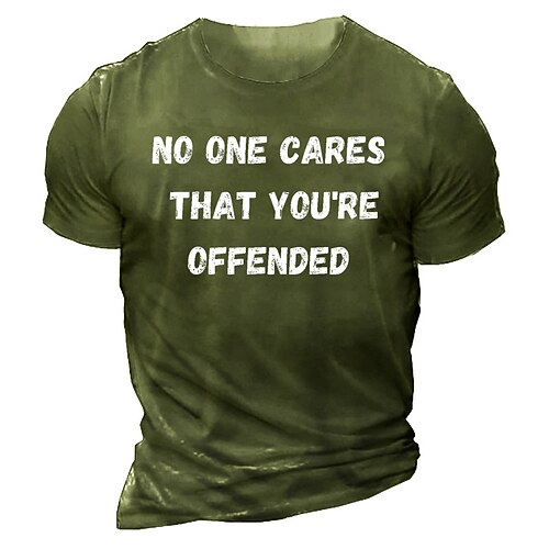 Men's T shirt Tee Graphic Letter Crew Neck Blue Army Green Gray Black 3D Print Outdoor Casual Short Sleeve Print Clothing Apparel Vintage Fashion Classic Comfortable / Summer / Summer
Men's T shirt Tee Graphic Letter Crew Neck Blue Army Green Gray Black 3D Print Outdoor Casual Short Sleeve Print Clothing Apparel Vintage Fashion Classic Comfortable / Summer / Summer