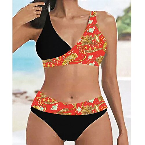 Mujer Bañadores Bikini 2 piezas Normal Traje de baño Espalda Abierta Estampado Flor Blanco Azul Piscina Amarillo Fucsia Azul Real Escote en V Trajes de baño Boho Vacaciones Moda / Sensual / Moderno
Mujer Bañadores Bikini 2 piezas Normal Traje de baño Espalda Abierta Estampado Flor Blanco Azul Piscina Amarillo Fucsia Azul Real Escote en V Trajes de baño Boho Vacaciones Moda / Sensual / Moderno