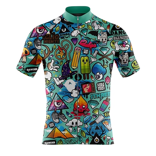 21Grams Men's Cycling Jersey Short Sleeve Bike Top with 3 Rear Pockets Mountain Bike MTB Road Bike Cycling Breathable Quick Dry Moisture Wicking Reflective Strips Green Graphic Polyester Spandex
21Grams Men's Cycling Jersey Short Sleeve Bike Top with 3 Rear Pockets Mountain Bike MTB Road Bike Cycling Breathable Quick Dry Moisture Wicking Reflective Strips Green Graphic Polyester Spandex