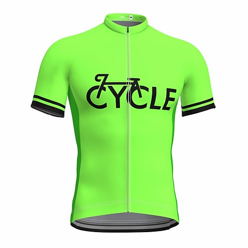 21Grams Men's Cycling Jersey Short Sleeve Bike Top with 3 Rear Pockets Mountain Bike MTB Road Bike Cycling Breathable Quick Dry Moisture Wicking Reflective Strips Green Graphic Polyester Spandex
21Grams Men's Cycling Jersey Short Sleeve Bike Top with 3 Rear Pockets Mountain Bike MTB Road Bike Cycling Breathable Quick Dry Moisture Wicking Reflective Strips Green Graphic Polyester Spandex