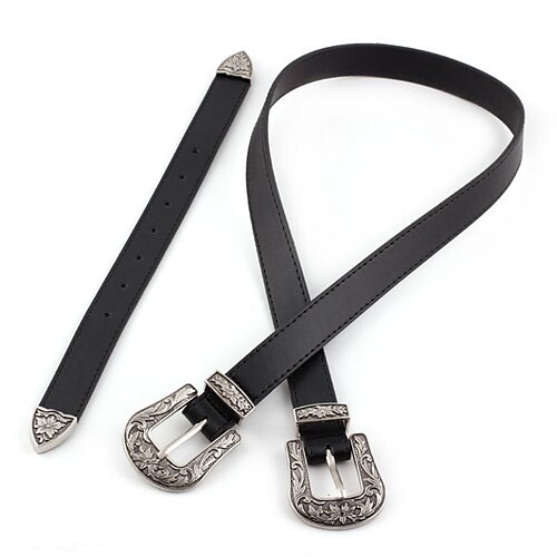 Women's Unisex Skinny Belt PU Leather Prong Buckle Embossed Casual Classic Party Daily Black
Women's Unisex Skinny Belt PU Leather Prong Buckle Embossed Casual Classic Party Daily Black
