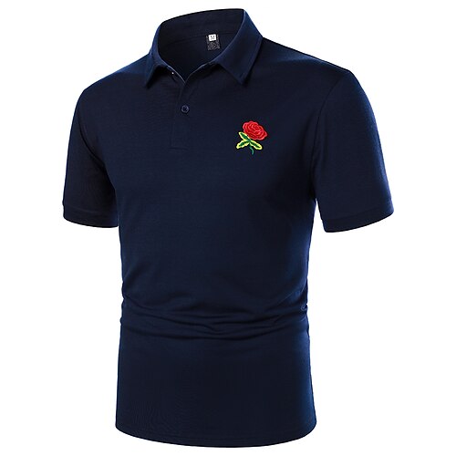 Men's Golf Shirt Dress Shirt Casual Shirt T shirt Tee Shirt Floral Holiday Classic Collar Casual Leisure Sports Embroidered Color Block Short Sleeve Tops Color Block Casual Fashion Classic Navy Blue
Men's Golf Shirt Dress Shirt Casual Shirt T shirt Tee Shirt Floral Holiday Classic Collar Casual Leisure Sports Embroidered Color Block Short Sleeve Tops Color Block Casual Fashion Classic Navy Blue
