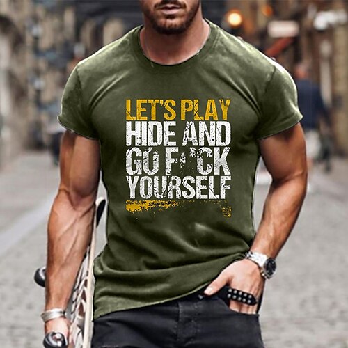 Men's Unisex T shirt Tee Letter Graphic Prints Crew Neck Blue Army Green Black 3D Print Outdoor Street Short Sleeve Print Clothing Apparel Basic Sports Fashion Designer / Summer / Summer / Military
Men's Unisex T shirt Tee Letter Graphic Prints Crew Neck Blue Army Green Black 3D Print Outdoor Street Short Sleeve Print Clothing Apparel Basic Sports Fashion Designer / Summer / Summer / Military