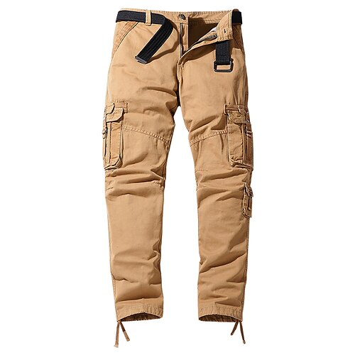 Men's Cargo Pants Trousers Zipper Pocket Leg Drawstring Solid Color Comfort Breathable Full Length Daily Holiday Streetwear 100% Cotton Sports Fashion ArmyGreen Black Micro-elastic
Men's Cargo Pants Trousers Zipper Pocket Leg Drawstring Solid Color Comfort Breathable Full Length Daily Holiday Streetwear 100% Cotton Sports Fashion ArmyGreen Black Micro-elastic