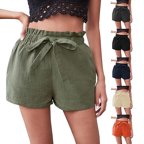 Women's Shorts Drawstring Basic Plain Modern Regular Summer Black Dark Blue Orange Dark Gray Army Green
Women's Shorts Drawstring Basic Plain Modern Regular Summer Black Dark Blue Orange Dark Gray Army Green