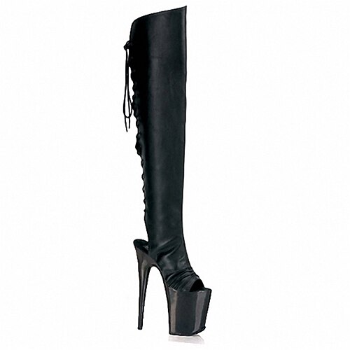 Women's Boots Daily Beach Sexy Boots Stripper Boots Sandals Boots Summer Boots Over The Knee Boots Pumps Round Toe Closed Toe PU Leather Zipper Solid Colored Matte Black Black
Women's Boots Daily Beach Sexy Boots Stripper Boots Sandals Boots Summer Boots Over The Knee Boots Pumps Round Toe Closed Toe PU Leather Zipper Solid Colored Matte Black Black