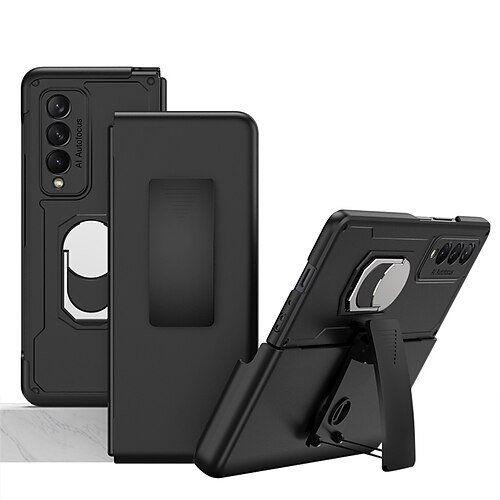 Phone Case For Samsung Galaxy Back Cover Z Fold3 Shockproof with Stand Solid Colored TPU
Phone Case For Samsung Galaxy Back Cover Z Fold3 Shockproof with Stand Solid Colored TPU