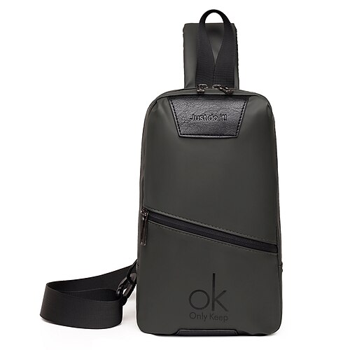 Men's Sling Shoulder Bag Oxford Cloth Nylon Zipper Solid Color Daily Outdoor Green Blue Black Gray
Men's Sling Shoulder Bag Oxford Cloth Nylon Zipper Solid Color Daily Outdoor Green Blue Black Gray