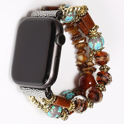 1PC Smart Watch Band Compatible with Apple iWatch Series 8 7 6 5 4 3 2 1 SE Jewelry Bracelet for iWatch Smartwatch Strap Wristband Beaded Adjustable
1PC Smart Watch Band Compatible with Apple iWatch Series 8 7 6 5 4 3 2 1 SE Jewelry Bracelet for iWatch Smartwatch Strap Wristband Beaded Adjustable