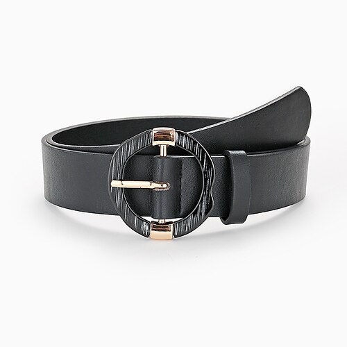 Women's Unisex PU Buckle Belt PU Leather O-ring Buckle O-ring Casual Classic Party Daily Black Gray Brown Navy Blue
Women's Unisex PU Buckle Belt PU Leather O-ring Buckle O-ring Casual Classic Party Daily Black Gray Brown Navy Blue
