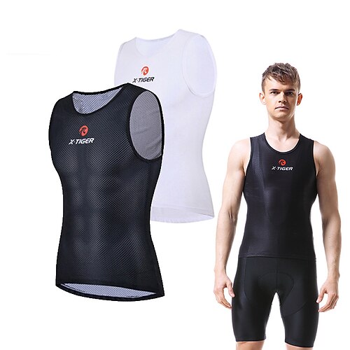 Men's Cycling Vest Sleeveless Mountain Bike MTB Road Bike Cycling White Black Bike Breathable Quick Dry Sweat wicking Polyester Spandex Sports Solid Color Clothing Apparel / Athleisure
Men's Cycling Vest Sleeveless Mountain Bike MTB Road Bike Cycling White Black Bike Breathable Quick Dry Sweat wicking Polyester Spandex Sports Solid Color Clothing Apparel / Athleisure