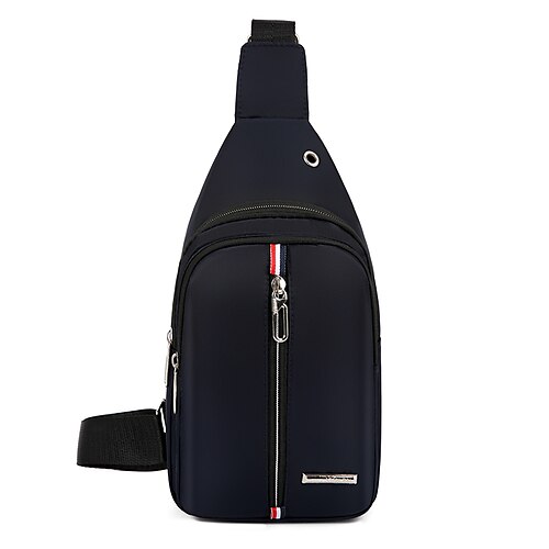 Men's Sling Shoulder Bag Nylon Zipper Solid Color Daily Outdoor Green Blue Black Gray
Men's Sling Shoulder Bag Nylon Zipper Solid Color Daily Outdoor Green Blue Black Gray