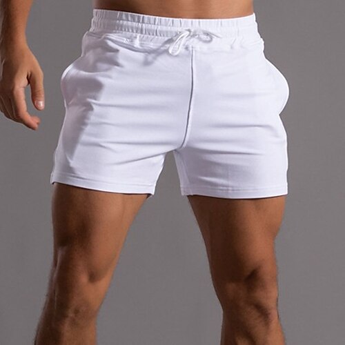 Men's 3 inch Shorts Workout Shorts Short Shorts Running Shorts Pocket Drawstring Elastic Waist Solid Color Comfort Breathable Short Sports Outdoor Daily Stylish Casual / Sporty Green Black
Men's 3 inch Shorts Workout Shorts Short Shorts Running Shorts Pocket Drawstring Elastic Waist Solid Color Comfort Breathable Short Sports Outdoor Daily Stylish Casual / Sporty Green Black