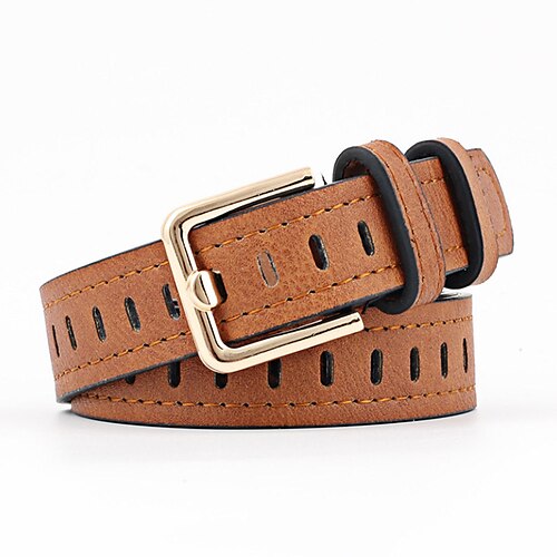 Women's Unisex PU Buckle Belt PU Leather Metal Bucke Eyelet Casual Classic Party Daily Black Brown Coffee
Women's Unisex PU Buckle Belt PU Leather Metal Bucke Eyelet Casual Classic Party Daily Black Brown Coffee