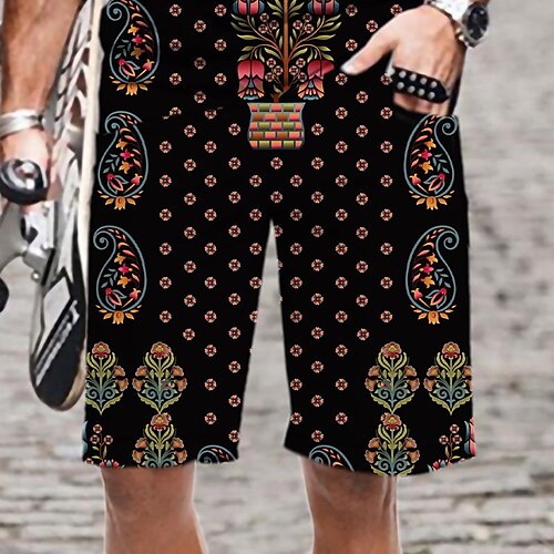 Men's Casual Fashion Shorts Beach Shorts 3D Print Elastic Drawstring Design Knee Length Pants Daily Holiday Micro-elastic Graphic Flower / Floral Comfort Soft Mid Waist Blue Black Pink M L XL XXL 3XL
Men's Casual Fashion Shorts Beach Shorts 3D Print Elastic Drawstring Design Knee Length Pants Daily Holiday Micro-elastic Graphic Flower / Floral Comfort Soft Mid Waist Blue Black Pink M L XL XXL 3XL