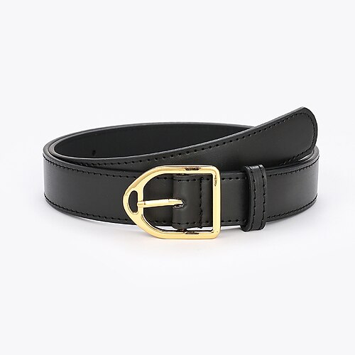 Women's Unisex PU Buckle Belt PU Leather Prong Buckle Plain Casual Classic Party Daily Black Brown Coffee
Women's Unisex PU Buckle Belt PU Leather Prong Buckle Plain Casual Classic Party Daily Black Brown Coffee
