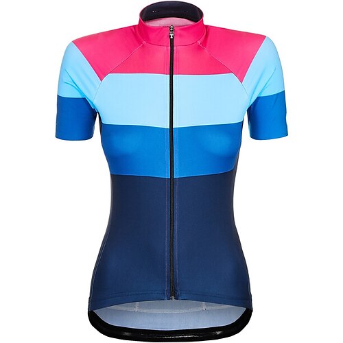 21Grams Women's Cycling Jersey Short Sleeve Bike Top with 3 Rear Pockets Mountain Bike MTB Road Bike Cycling Breathable Quick Dry Moisture Wicking Reflective Strips Red Rose Red Color Block Polyester
21Grams Women's Cycling Jersey Short Sleeve Bike Top with 3 Rear Pockets Mountain Bike MTB Road Bike Cycling Breathable Quick Dry Moisture Wicking Reflective Strips Red Rose Red Color Block Polyester