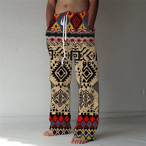Men's Trousers Beach Pants 3D Print Elastic Drawstring Design Front Pocket Graphic Prints Geometry Comfort Soft Casual Daily For Vacation Boho Designer Blue Purple
Men's Trousers Beach Pants 3D Print Elastic Drawstring Design Front Pocket Graphic Prints Geometry Comfort Soft Casual Daily For Vacation Boho Designer Blue Purple