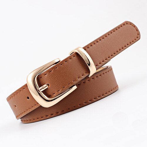 Women's Unisex PU Buckle Belt PU Leather Prong Buckle D-ring Casual Classic Party Daily Black Red Brown
Women's Unisex PU Buckle Belt PU Leather Prong Buckle D-ring Casual Classic Party Daily Black Red Brown