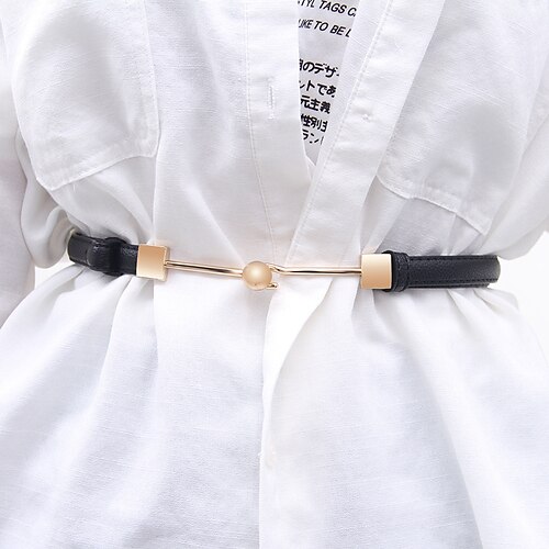 Women's Belt PU Black Brown Waist Belt Party Evening Work Pure Color / Spring / Summer / Fall / Winter / Alloy
Women's Belt PU Black Brown Waist Belt Party Evening Work Pure Color / Spring / Summer / Fall / Winter / Alloy