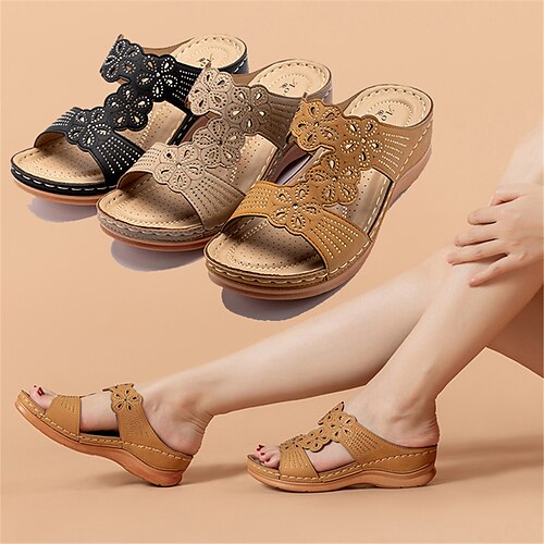 Mujer Sandalias Sandalias con Cuña Sandalias ortopédicas Sandalias para juanetes Zapatos de disfraz Diario Sandalias de boda Verano Hebilla Tacón Cuña Dedo redondo Vintage Cuero PU Mocasín A Lunares
Mujer Sandalias Sandalias con Cuña Sandalias ortopédicas Sandalias para juanetes Zapatos de disfraz Diario Sandalias de boda Verano Hebilla Tacón Cuña Dedo redondo Vintage Cuero PU Mocasín A Lunares