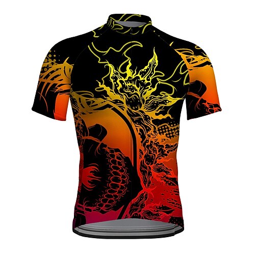 21Grams Men's Cycling Jersey Short Sleeve Bike Top with 3 Rear Pockets Mountain Bike MTB Road Bike Cycling Breathable Quick Dry Moisture Wicking Reflective Strips Red Skull Polyester Spandex Sports
21Grams Men's Cycling Jersey Short Sleeve Bike Top with 3 Rear Pockets Mountain Bike MTB Road Bike Cycling Breathable Quick Dry Moisture Wicking Reflective Strips Red Skull Polyester Spandex Sports