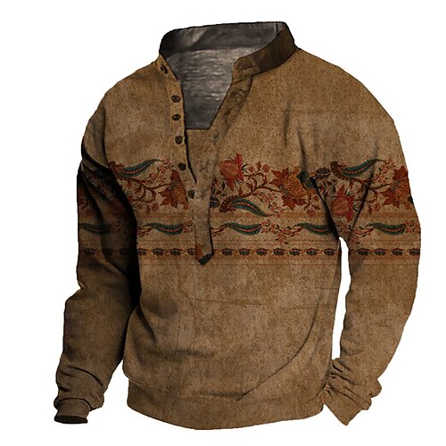 Men's Unisex Sweatshirt Pullover Red Brown Standing Collar Graphic Prints Flower Print Casual Daily Sports 3D Print Vintage Designer Casual Spring & Summer Clothing Apparel Hoodies Sweatshirts Long
Men's Unisex Sweatshirt Pullover Red Brown Standing Collar Graphic Prints Flower Print Casual Daily Sports 3D Print Vintage Designer Casual Spring & Summer Clothing Apparel Hoodies Sweatshirts Long