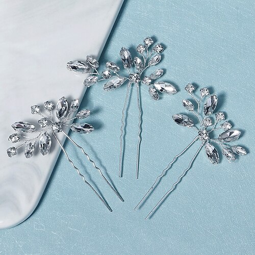 Hair Stick Alloy Wedding Party / Evening Shiny With Sparkling Glitter Headpiece Headwear
Hair Stick Alloy Wedding Party / Evening Shiny With Sparkling Glitter Headpiece Headwear