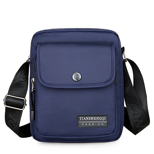 Men's Crossbody Bag Oxford Cloth Synthetic Zipper Solid Color Daily Office Career Green Blue Black Gray
Men's Crossbody Bag Oxford Cloth Synthetic Zipper Solid Color Daily Office Career Green Blue Black Gray