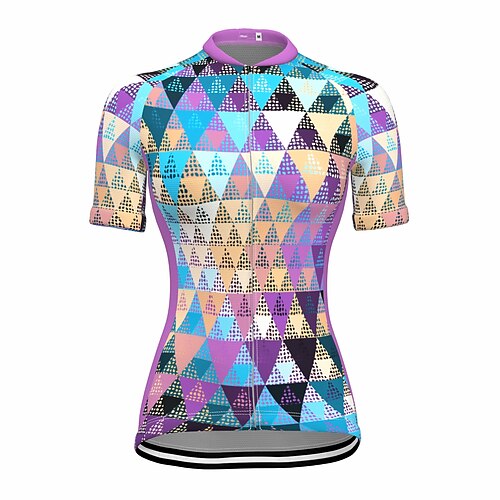 21Grams Women's Cycling Jersey Short Sleeve Bike Top with 3 Rear Pockets Mountain Bike MTB Road Bike Cycling Breathable Quick Dry Moisture Wicking Reflective Strips Rosy Pink Polyester Spandex Sports
21Grams Women's Cycling Jersey Short Sleeve Bike Top with 3 Rear Pockets Mountain Bike MTB Road Bike Cycling Breathable Quick Dry Moisture Wicking Reflective Strips Rosy Pink Polyester Spandex Sports