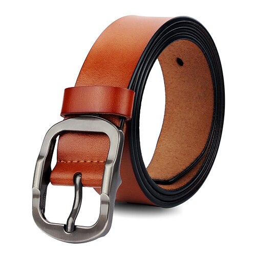 Men's Leather Belt Cowhide Metal Bucke Geometric Business Casual Party Wedding Black Brown Coffee
Men's Leather Belt Cowhide Metal Bucke Geometric Business Casual Party Wedding Black Brown Coffee