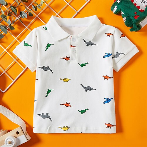 Kids Boys Back to School Shirt Dinosaur Daily 3D Print Short Sleeve Daily Cotton 1-5 Years Summer Black White
Kids Boys Back to School Shirt Dinosaur Daily 3D Print Short Sleeve Daily Cotton 1-5 Years Summer Black White