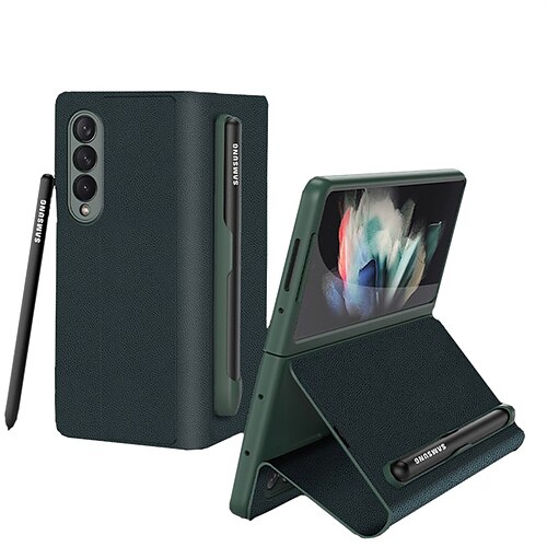 Phone Case For Samsung Galaxy Full Body Case Z Fold3 Portable Shockproof Dustproof Solid Colored PU Leather
Phone Case For Samsung Galaxy Full Body Case Z Fold3 Portable Shockproof Dustproof Solid Colored PU Leather