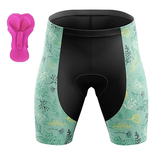 21Grams Women's Bike Shorts Cycling Shorts Bike Padded Shorts / Chamois Bottoms Mountain Bike MTB Road Bike Cycling Sports Floral Botanical 3D Pad Cycling Breathable Quick Dry Green Polyester Spandex
21Grams Women's Bike Shorts Cycling Shorts Bike Padded Shorts / Chamois Bottoms Mountain Bike MTB Road Bike Cycling Sports Floral Botanical 3D Pad Cycling Breathable Quick Dry Green Polyester Spandex