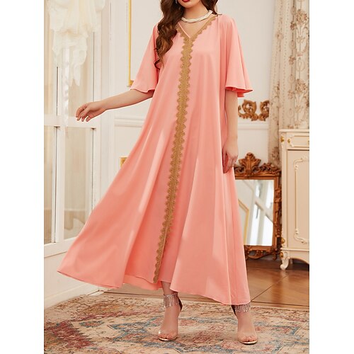 Women's Casual Dress Swing Dress Long Dress Maxi Dress Light Pink Sleeveless Embroidery Patchwork Fall Spring Autumn V Neck Party Evening Party Slim 2022 S M L XL
Women's Casual Dress Swing Dress Long Dress Maxi Dress Light Pink Sleeveless Embroidery Patchwork Fall Spring Autumn V Neck Party Evening Party Slim 2022 S M L XL