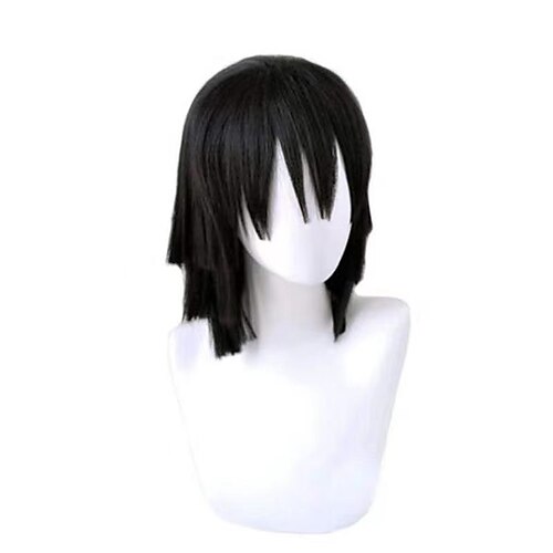 Cosplay Cosplay Cosplay Wigs Unisex Layered Haircut 35 inch Heat Resistant Fiber Dry Black Adults' Anime Wig
Cosplay Cosplay Cosplay Wigs Unisex Layered Haircut 35 inch Heat Resistant Fiber Dry Black Adults' Anime Wig