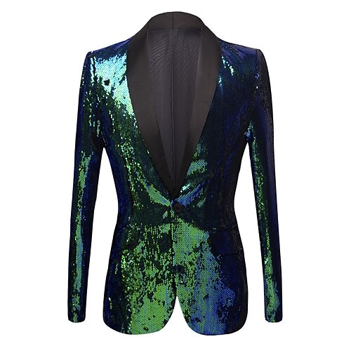 Herre Fest Elegant Retrorød Afslappet Glimrende Paillette Blazer Blazer jakke Normal Slank Pasform Regulær Pailletter Grøn 2023
Herre Fest Elegant Retrorød Afslappet Glimrende Paillette Blazer Blazer jakke Normal Slank Pasform Regulær Pailletter Grøn 2023