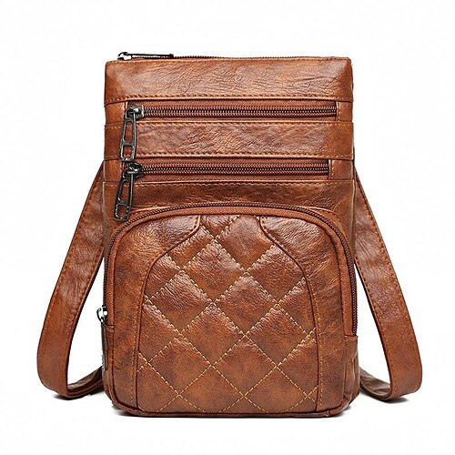 Dame Crossbodyvesker PU lær Daglig Stevnemøte Kontor og karriere Knapper Glidelås Ruter Type B grønn Type B svart En brun stil
Dame Crossbodyvesker PU lær Daglig Stevnemøte Kontor og karriere Knapper Glidelås Ruter Type B grønn Type B svart En brun stil