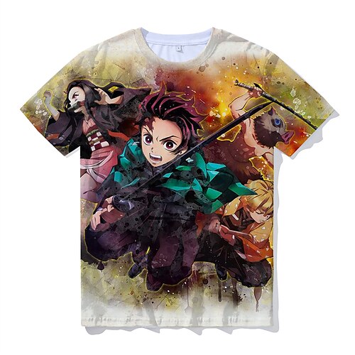 Uccisore di demoni Kamado Tanjirou Maglietta Cartone animato Manga Manga Harajuku Grafica Kawaii Maglietta Per Per uomo Per donna Unisex Per adulto Stampa 3D 100% poliestere
Uccisore di demoni Kamado Tanjirou Maglietta Cartone animato Manga Manga Harajuku Grafica Kawaii Maglietta Per Per uomo Per donna Unisex Per adulto Stampa 3D 100% poliestere