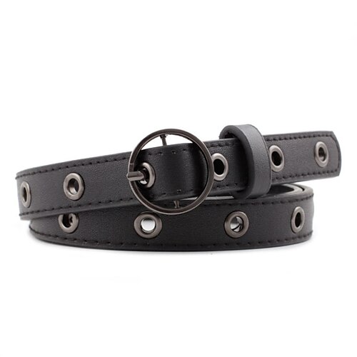 Women's Unisex PU Buckle Belt PU Leather Prong Buckle Eyelet Casual Classic Party Daily Black Gray Red Brown
Women's Unisex PU Buckle Belt PU Leather Prong Buckle Eyelet Casual Classic Party Daily Black Gray Red Brown