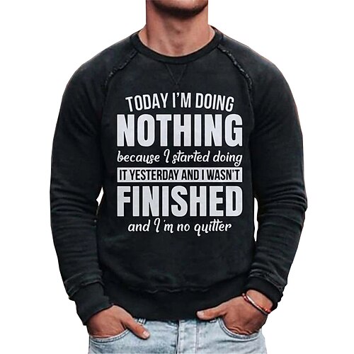 Homens Moletom Estacionar Cinzento Branco Preto Gola Redonda Gráfico Letra Imprimir Desportos e Ar livre Casual Diário Impressão A Quente Básico Roupa de rua Casual Primavera Verão Roupa Moletons
Homens Moletom Estacionar Cinzento Branco Preto Gola Redonda Gráfico Letra Imprimir Desportos e Ar livre Casual Diário Impressão A Quente Básico Roupa de rua Casual Primavera Verão Roupa Moletons
