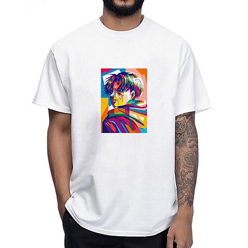 Inspired by Attack on Titan Eren Jaeger Cosplay Costume T-shirt 100% Polyester Pattern Harajuku Graphic Kawaii T-shirt For Men's / Women's / Couple's
Inspired by Attack on Titan Eren Jaeger Cosplay Costume T-shirt 100% Polyester Pattern Harajuku Graphic Kawaii T-shirt For Men's / Women's / Couple's