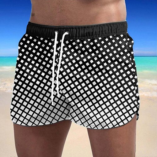 Men's Casual Fashion Shorts Board Shorts Swim Trucks 3D Print Elastic Drawstring Design Short Pants Daily Holiday Micro-elastic Graphic Geometry Comfort Soft Mid Waist Black / White Black-Red Beige M
Men's Casual Fashion Shorts Board Shorts Swim Trucks 3D Print Elastic Drawstring Design Short Pants Daily Holiday Micro-elastic Graphic Geometry Comfort Soft Mid Waist Black / White Black-Red Beige M